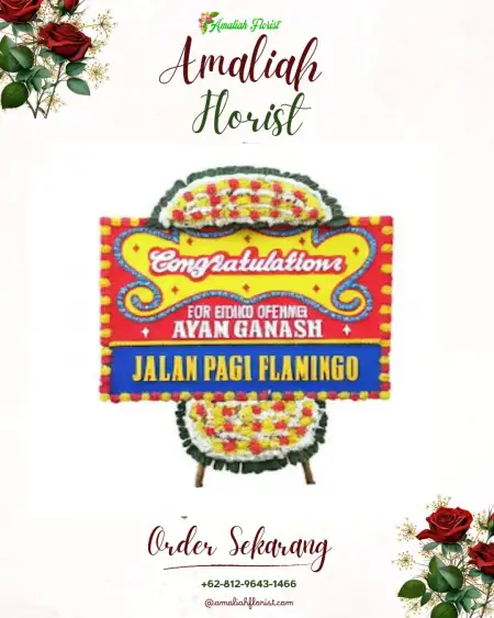 Sewa Papan Bunga Salakan